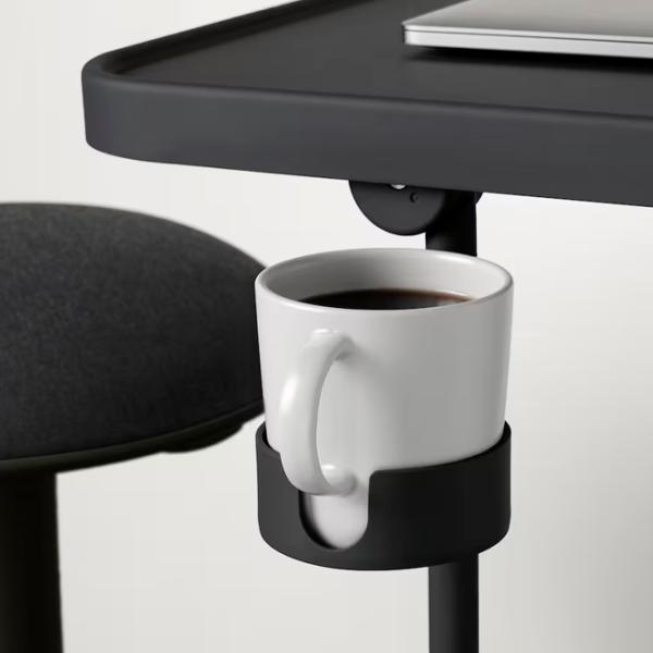 Masă de birou Ikea Bjorkasen PAL/ Antracit photo 4