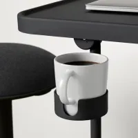 Офисный стол Ikea Bjorkasen ДСП/ Antracit photo 4