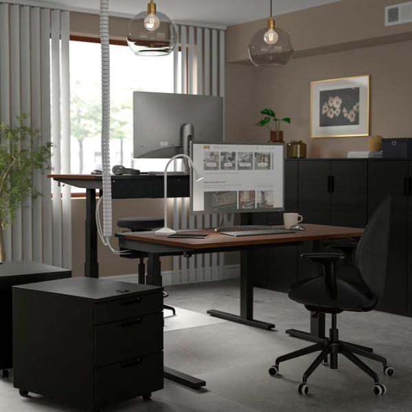 Masă de birou Ikea Mittzon PAL/ Brown photo 3 Masă de birou Ikea Mittzon PAL/ Brown photo 3