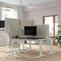 Офисный стол Ikea Mittzon ДСП/ Черный photo 5