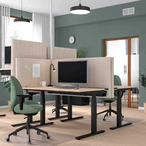 Masă de birou Ikea Mittzon PAL/ Stejar Sonoma photo 4