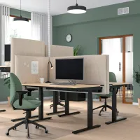 Офисный стол Ikea Mittzon ДСП/ Дуб Сонома photo 4