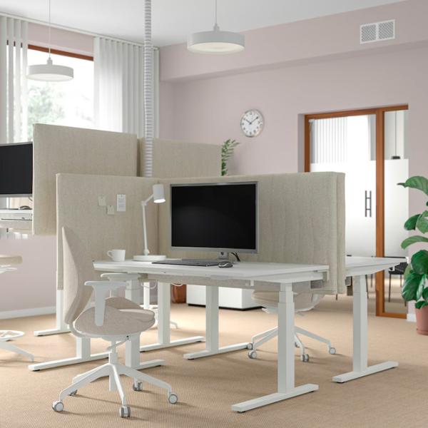 Офисный стол Ikea Mittzon ДСП/ Белый photo 5