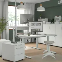 Офисный стол Ikea Mittzon ДСП/ Белый photo 6