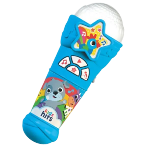 Микрофон Kids Hits Popular songs 2 года / Синий photo 1 Микрофон Kids Hits Popular songs 2 года / Синий photo 1