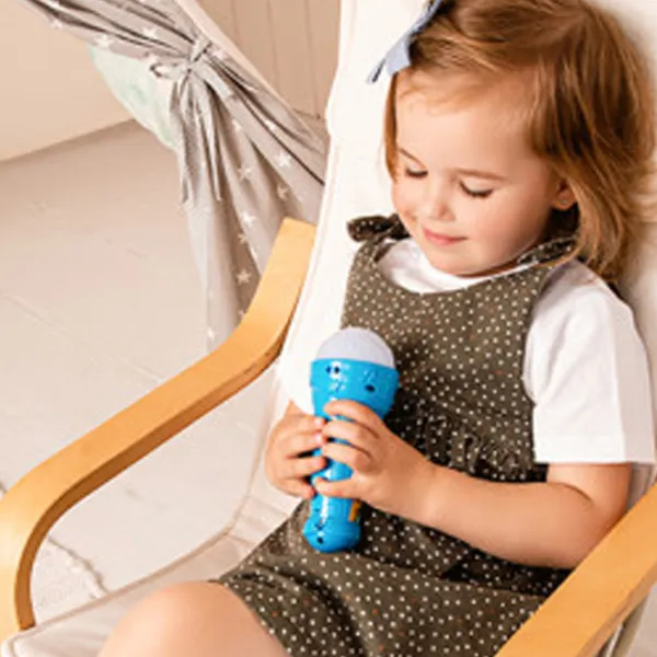 Микрофон Kids Hits Popular songs 2 года / Синий photo 3 Микрофон Kids Hits Popular songs 2 года / Синий photo 3