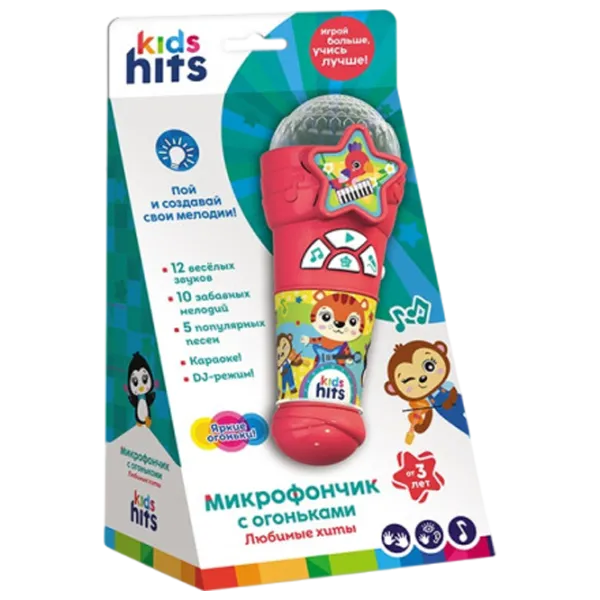 Microfon Kids Hits Favorite hits 2 ani / Red photo 3 Microfon Kids Hits Favorite hits 2 ani / Red photo 3