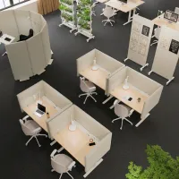 Masă de birou Ikea Mittzon PAL/ Stejar Sonoma photo 3