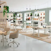 Masă de birou Ikea Mittzon PAL/ Stejar Sonoma photo 4
