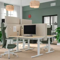 Masă de birou Ikea Mittzon PAL/ Stejar Sonoma photo 5