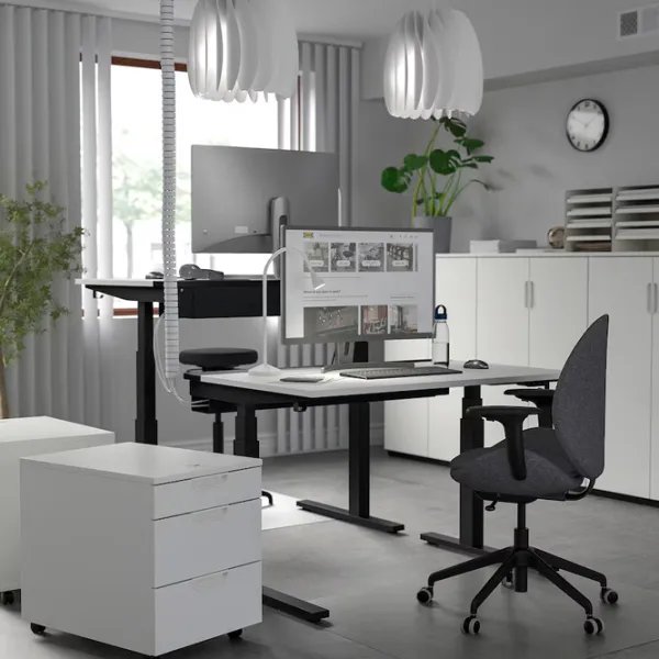 Masă de birou Ikea Mittzon PAL/ White photo 4 Masă de birou Ikea Mittzon PAL/ White photo 4