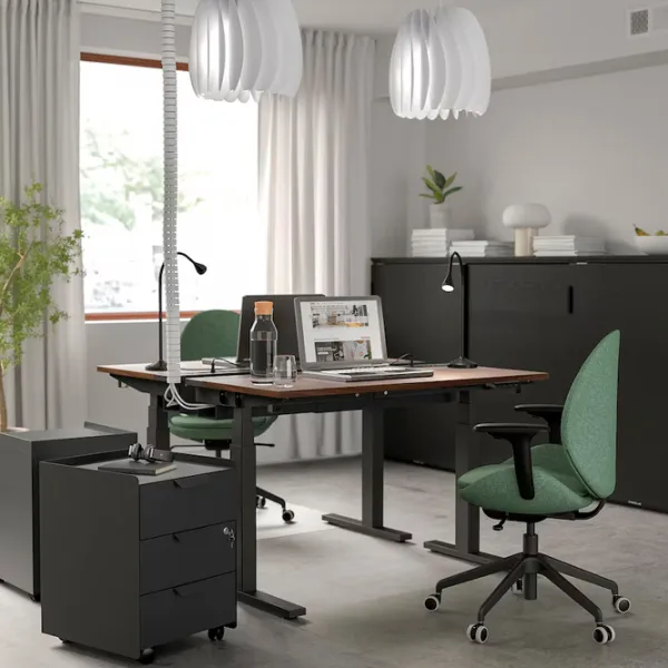 Офисный стол Ikea Mittzon ДСП/ Коричневый photo 4