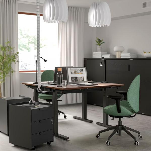 Офисный стол Ikea Mittzon ДСП/ Коричневый photo 4