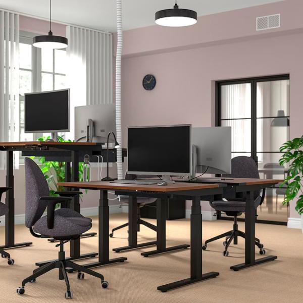 Офисный стол Ikea Mittzon ДСП/ Коричневый photo 5