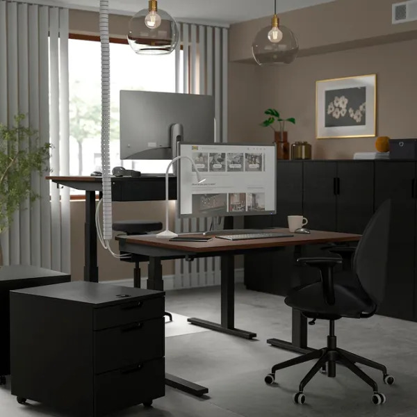 Офисный стол Ikea Mittzon ДСП/ Коричневый photo 6