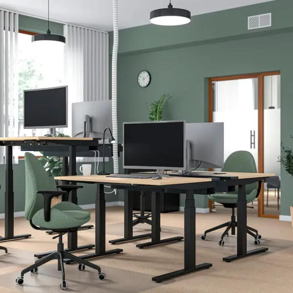 Офисный стол Ikea Mittzon ДСП/ Дуб Сонома photo 4