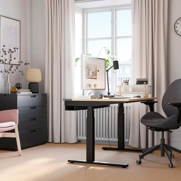 Офисный стол Ikea Mittzon ДСП/ Дуб Сонома photo 5