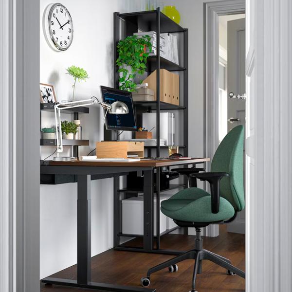 Masă de birou Ikea Mittzon MDF/ Brown photo 3