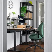 Masă de birou Ikea Mittzon MDF/ Brown photo 3