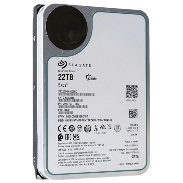 HDD Seagate ST22000NM000C-FR 22 TB  / Silver photo 3