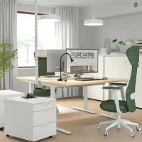 Офисный стол Ikea Mittzon МДФ/ Дуб Сонома photo 5