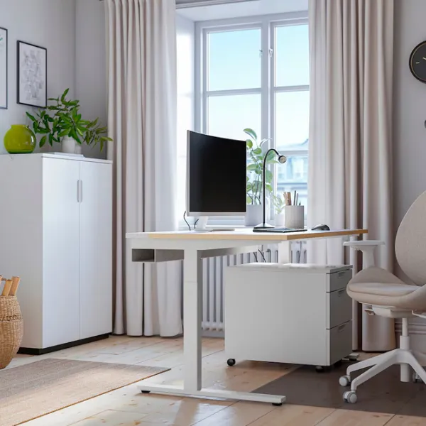 Masă de birou Ikea Mittzon MDF/ Stejar Sonoma photo 6