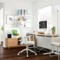 Офисный стол Ikea Mittzon МДФ/ Дуб Сонома photo 7