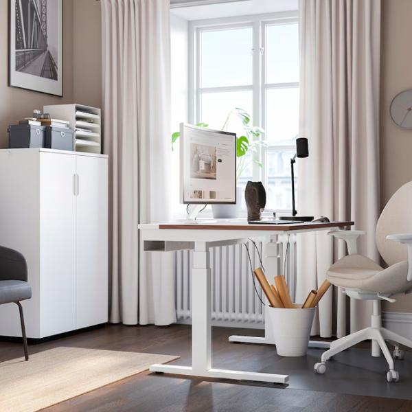 Офисный стол Ikea Mittzon ДСП/ Коричневый photo 7