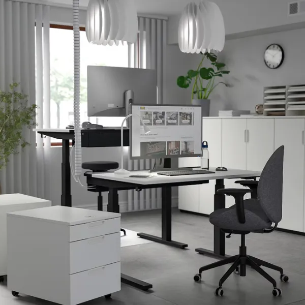 Офисный стол Ikea Mittzon ДСП/ Белый photo 3