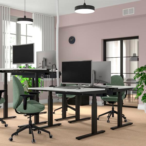 Офисный стол Ikea Mittzon ДСП/ Белый photo 4