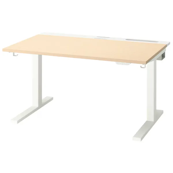 Офисный стол Ikea Mittzon ДСП/ Дуб Сонома photo 2 Офисный стол Ikea Mittzon ДСП/ Дуб Сонома photo 2