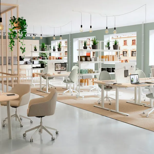Офисный стол Ikea Mittzon ДСП/ Дуб Сонома photo 5 Офисный стол Ikea Mittzon ДСП/ Дуб Сонома photo 5