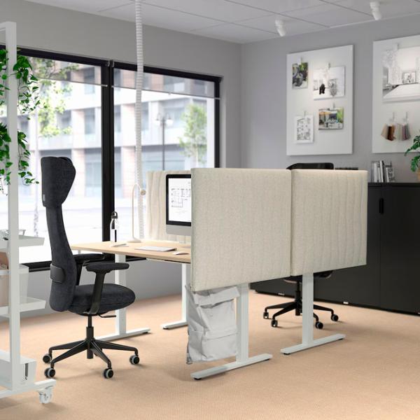 Офисный стол Ikea Mittzon ДСП/ Дуб Сонома photo 7 Офисный стол Ikea Mittzon ДСП/ Дуб Сонома photo 7