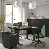 Masă de birou Ikea Mittzon PAL/ Brown photo 3