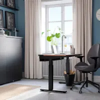 Masă de birou Ikea Mittzon PAL/ Brown photo 6