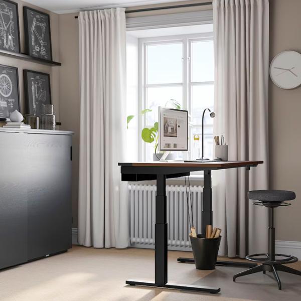 Masă de birou Ikea Mittzon PAL/ Brown photo 7