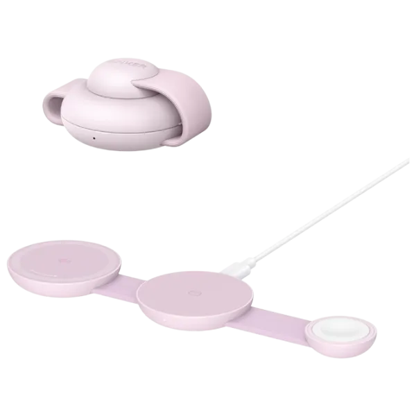 Încărcător wireless Belkin Qi2  / Pink photo 1