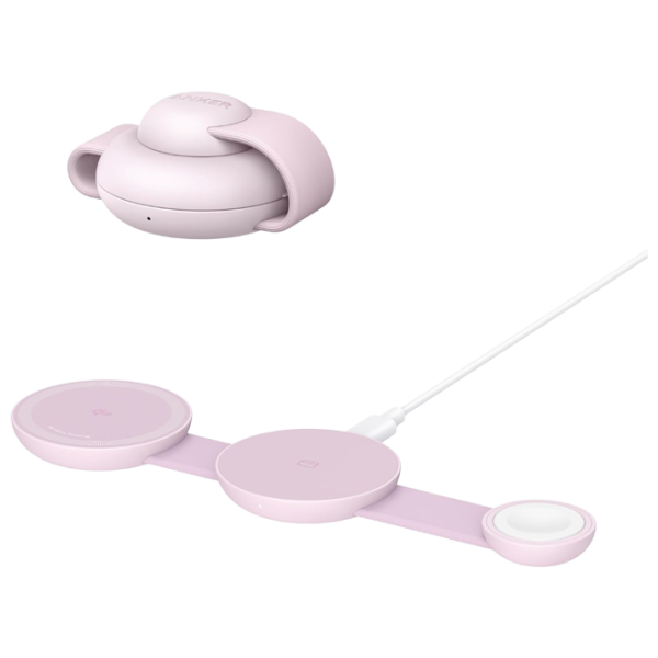 Încărcător wireless Belkin Qi2  / Pink photo 1