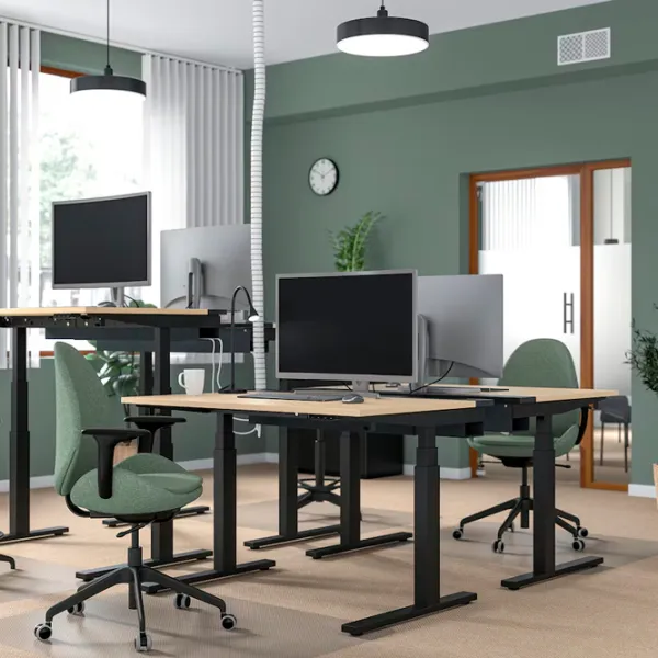 Masă de birou Ikea Mittzon PAL/ Stejar Sonoma photo 4