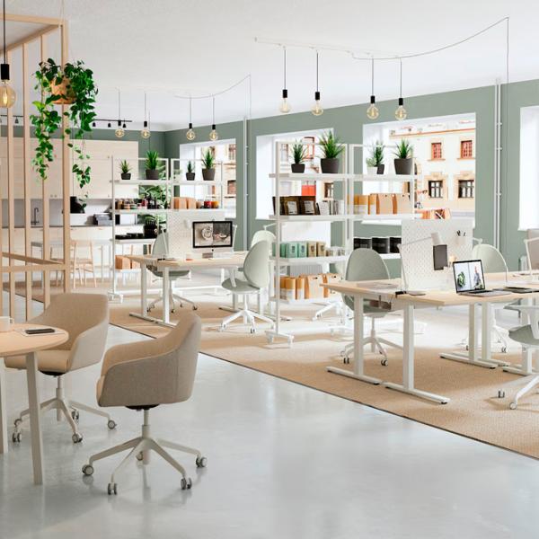 Masă de birou Ikea Mittzon PAL/ Stejar Sonoma photo 3