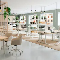 Masă de birou Ikea Mittzon PAL/ Stejar Sonoma photo 3