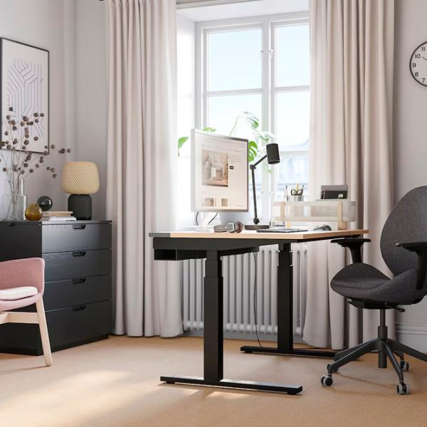 Masă de birou Ikea Mittzon PAL/ Stejar Sonoma photo 5