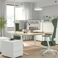 Masă de birou Ikea Mittzon PAL/ Stejar Sonoma photo 7