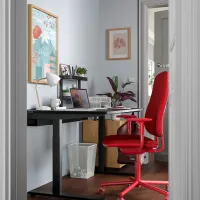 Офисный стол Ikea Mittzon ДСП/ Черный photo 4