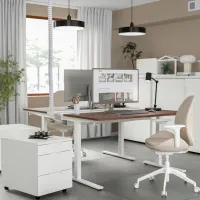 Masă de birou Ikea Mittzon PAL/ Brown photo 2