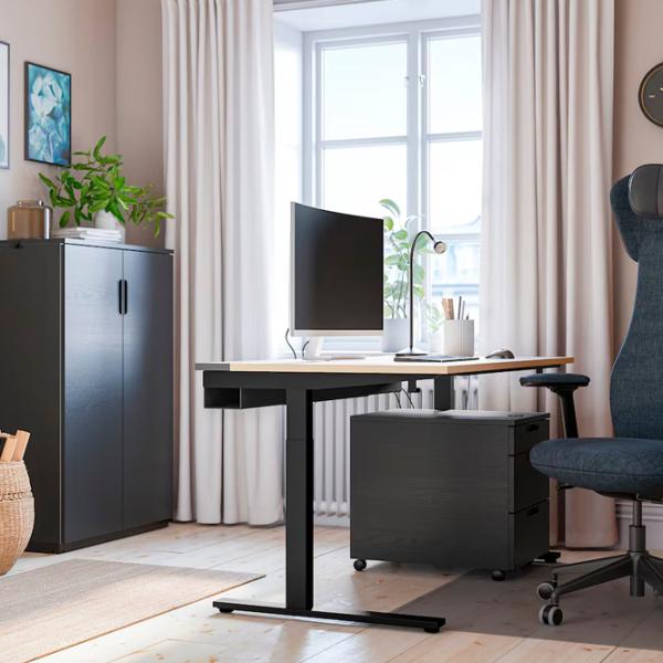 Офисный стол Ikea Mittzon ДСП/ Дуб Сонома photo 2