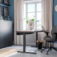 Masă de birou Ikea Mittzon PAL/ Brown photo 3