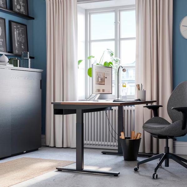 Masă de birou Ikea Mittzon PAL/ Brown photo 3