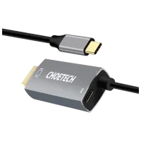 Кабель видео Choetech USB Type-C + HDMI 1.8 м / Серебряный