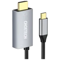 Cablu video Choetech USB Type-C + HDMI 1.8 m / Silver photo 2